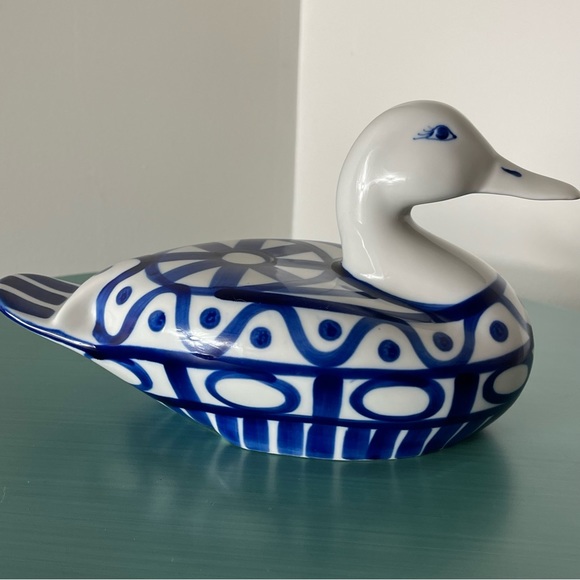 Dansk Other - Dansk Duck with bold blue white design
